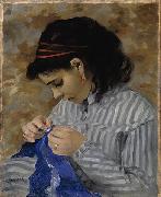 renoir, Lise Sewing